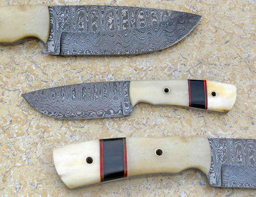 Custom Hand Made Damascus One Of Kind  Hunting Knife