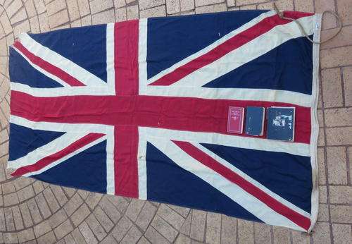 ORIGINAL WW1 UNION JACK CAME WITH INTERESTING DIARY FROM A FAMILY IN THE WINBURG DISTRICT-THE DIARY