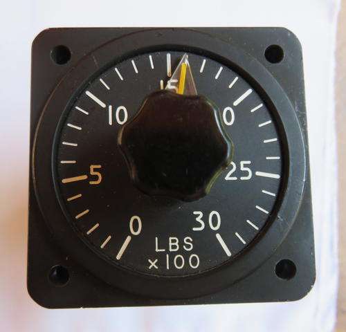 SAAF MIRAGE FUEL TRANSFER GUAGE