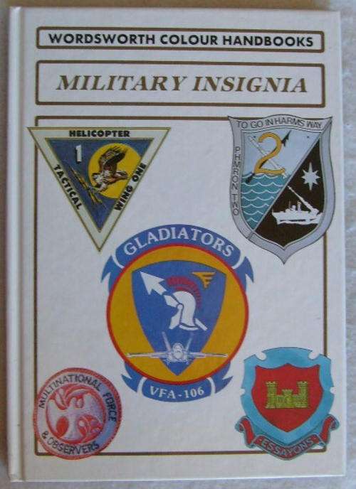 NO.640 - MILITARY INSIGNIA - WORDSWORTH HANDBOOKS.