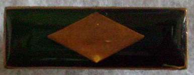 A66 - SOUTH WEST AFRICA INFANTRY BERET COLOUR BAR - WITH 2 PINS.