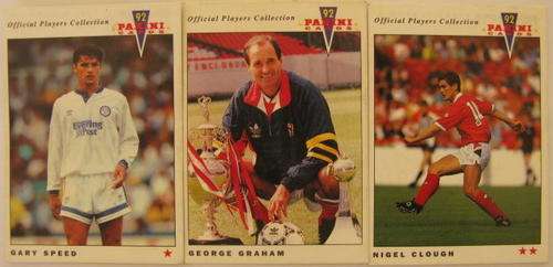 NO. 2185) 92 PANINI SOCCER - OFFICIAL PLAYERS COLLECTION CARDS - COMPLETE FROM NO.1 TO 237