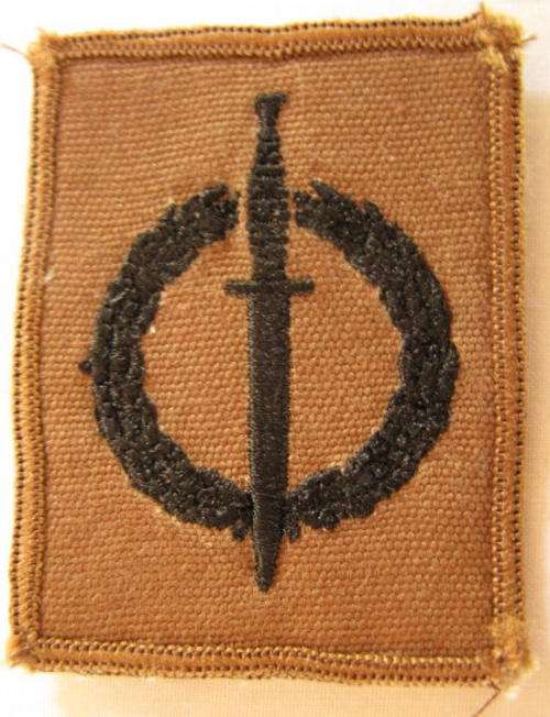 NO. W15) RECCE OPERATOR QUALIFICATION BADGE - ORIGNAL.