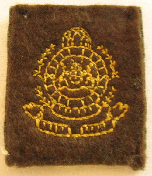 NO. 3945)  S.A. RAILWAY POLICE SPECIAL REGIONAL TASK FORCE CLOTH BERET BADGE FOR COMBAT UNIFORM