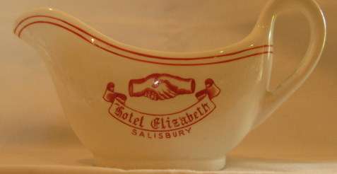 4102) RHODESIA PRCELEIN PIECE FROM THE HOTEL ELIZABETH SALISBURY
