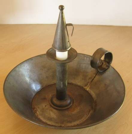 NO. 4848)  BOER WAR - CANDLE HOLDER MARKED CSH - CIVILIAN STATIONARY HOSPITAL