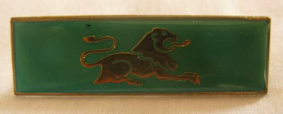 NO. 4961)  EASTERN TRANSVAAL COMMAND AFFILIATION BAR - ORIGINAL - 2 PINS.