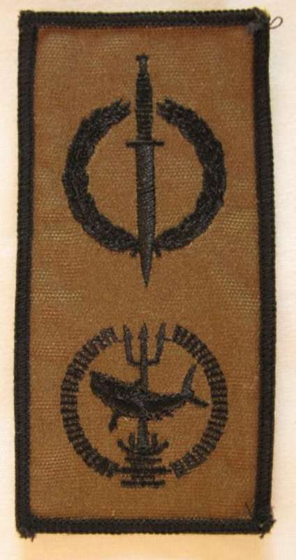 NO. 5409)  COMBINED OPERATOR & ATTACK DIVER QUALIFICATION BADGE - SOLD AS COPY.