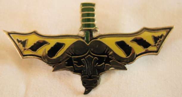 NO. 5399)  32 BATTALION RECCE WING - 2 PINS NOT SURE IF IT IS ORIGINAL.