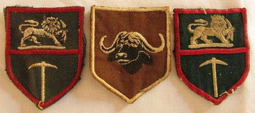 RHODESIA FORMATION PATCHES FOLLOWING: 2X RHODESIAN ARMY + 1X 3 BRIGADE UMTALI.  ALL 3 EMBROIDERED.
