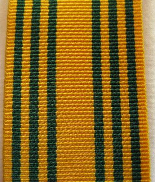 S.A. PRISONS MEDAL RIBBON FULL SIZE SILVER GILT MEDAL.  30 YEARS SERVICE - INSTITUTED 1980.