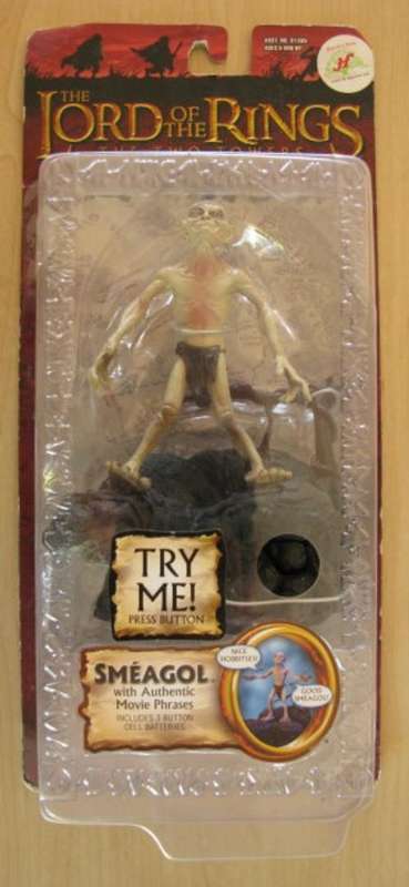 LORD OF THE RINGS - SMEAGOL FIGURE STILL SEALED IN ORIGINAL PACKAGING.