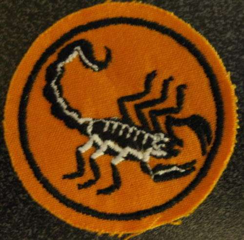 RECCE - HUNTERGROUP SCORPION BADGE - 42 HOURS TRAINING (FOR LEFT SHOULDER)