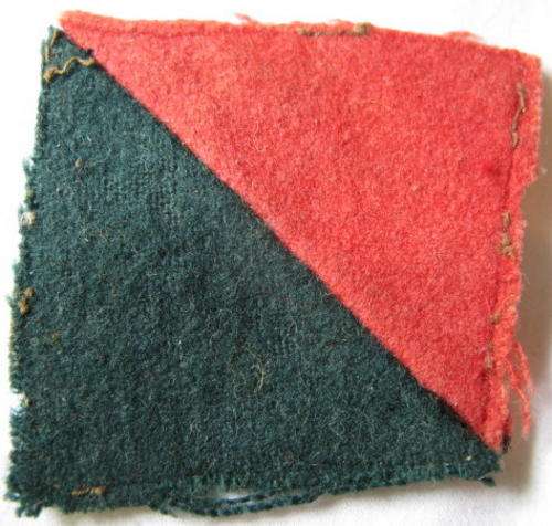 KAFFRARIAN RIFLES CLOTH HELMET FLASH.