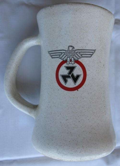 AWB MUG - ORIGINAL PERIOD ITEM.  HEIGHT 12CM.  GOOD CONDITION WITHOUT ANY DAMAGE.