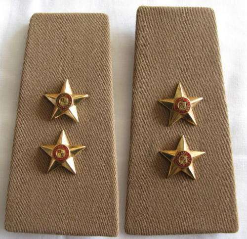 SA RANK BOARDS PAIR FOR LIEUTENANT WORN 1960'S-70'S.