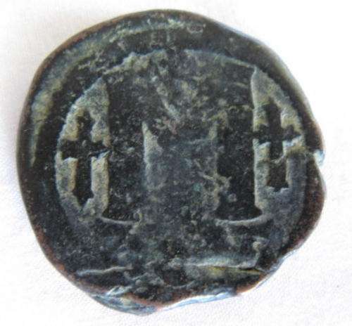 ROMAN COIN - BYZANTINE EMPIRE 550AD - 40 NUMMIA - DIAMETER 30 MM