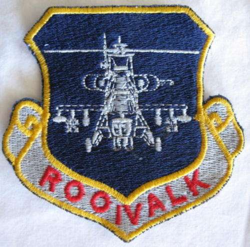 SAAF ROOIVVALK HELICOPTER CLOTH PATCH