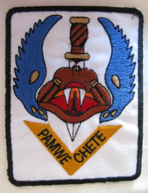 5 RECCE REGT. PAMWE CHETE TRACKSUIT PATCH WORN AT FORT REV & DUKUDUKU.