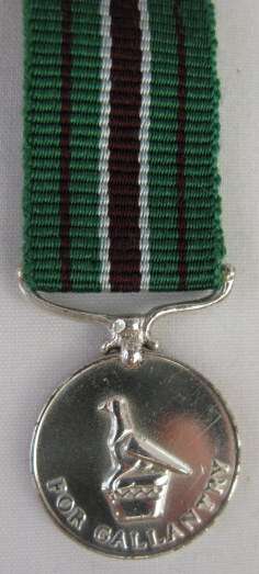 RHODESIA PRISON MEDAL FOR GALLANTRY - MINIATURE.