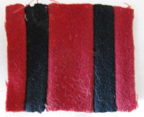 SA ENGINEERS CORPS HELMET FLASH - WORN 1940-45.  FELT - ORIGINAL PERIOD ITEM