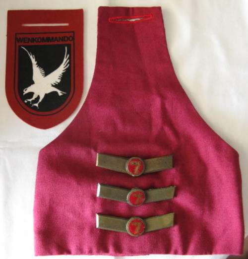 AWB WENKOMMANDO RANKS & SHOULDER FLASH - RARE!!!!