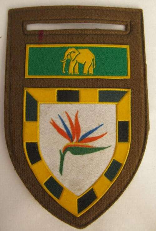 FLASH - 6 SA INFANTRY BATTALION WITH EASTERN PROVINCE COMMAND BAR EMBOSSED
