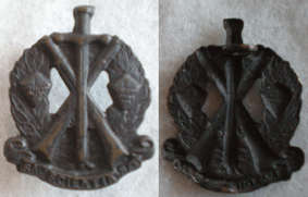 SOUTH AFRICAN INSTRUCTIONAL CORPS METAL COLLAR BADGE WWII.
