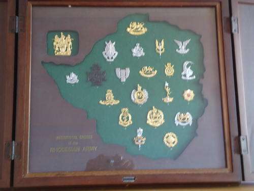 Very Rare and collectible Limited Edition officially approved Badges of the former Rhodisian Army