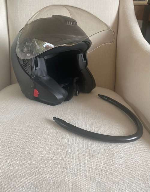 SCUBERTH J1 MATTE BLACK MOTORCYCLE HELMETS