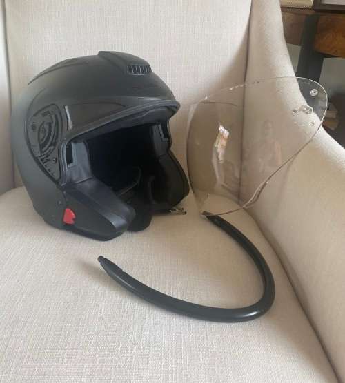 SCUBERTH J1 MATTE BLACK MOTORCYCLE HELMETS