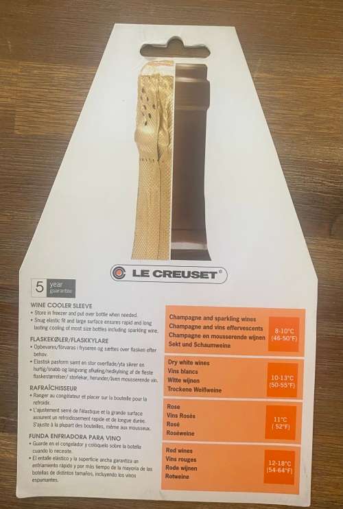 Le Creuset Wine Sleeve Cooler