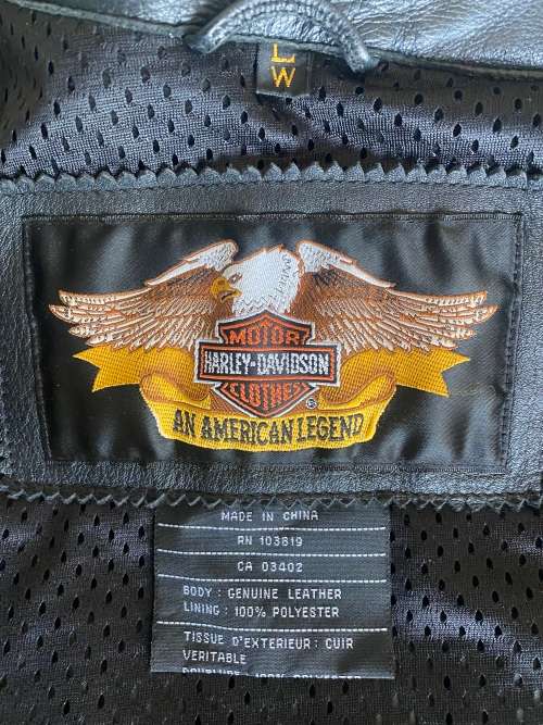 HARLEY DAVIDSON LADIES LEATHER JACKET