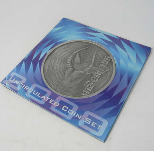 SOUTH AFRICA 2000 UNCIRCULATED COIN SET - WITH OLD COAT OF ARMS - MILLENIUM SET