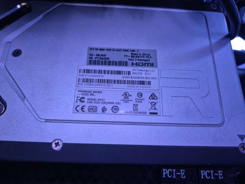 XFX RX6800 16GB