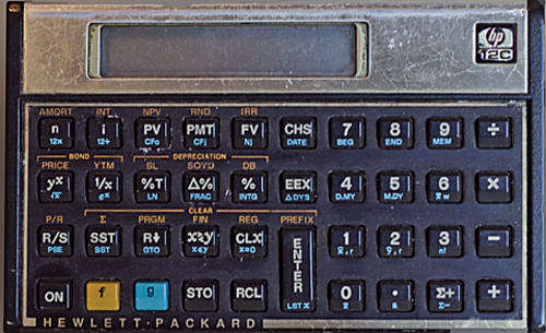 HP - 12C FINANCIAL CALCULATOR IN ORIGINAL CONDITION