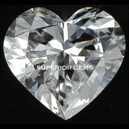 STUNNING**0.91CT**HEART CUT SIMULATED DIAMOND CZ 6X6 MM##CRAZY CLEARANCE##