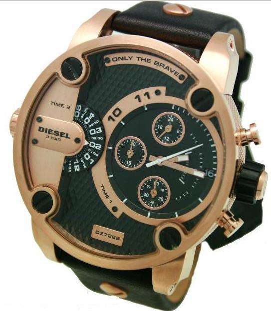 DIESEL**ONLY THE BRAVE AT HEART**XXL 52 MM **THE KING OF WATCHES**