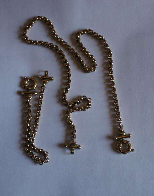 MINT 9 CT (375) Solid Gold Ladies Bracelet and Necklace Set (27.9 Gram) INVEST IN GOLD NOW!!