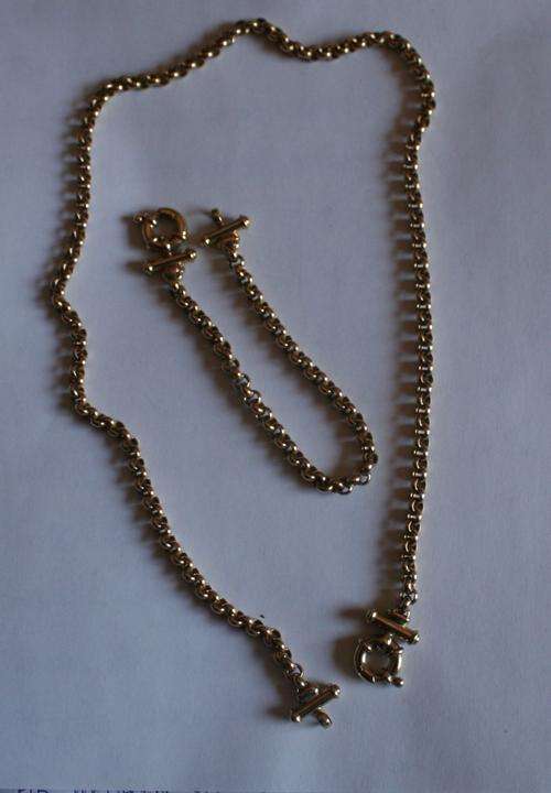 MINT 9 CT (375) Solid Gold Ladies Bracelet and Necklace Set (27.9 Gram) INVEST IN GOLD NOW!!