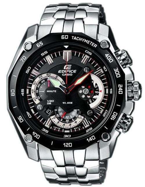 CASIO GENTS CHRONOGRAPH EF-550D-1AV==BRAND NEW IN BOX==