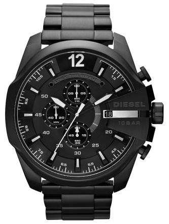 DIESEL Mega Chief Blackout Oversized Chronograph Gents Watch **MADNESS SALE**