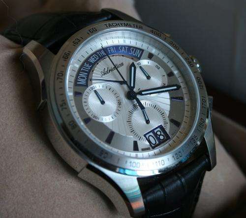 ADRIATICA of Switzerland Chronograph Gents watch**HIGH END SWISS WATCH**SAPPHIRE CRYSTAL**