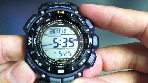 Casio Protrek Triple Sensor Alti-Baro-Thermo-Compass SOLAR Gents Watch**PRICE DROP!!