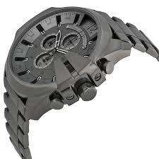 DIESEL MEGA CHIEF GENTS BLACK GUN METAL BEAST BRAND NEW IN BOX++WOW FACTOR++