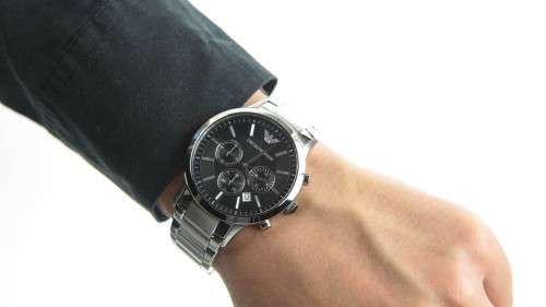EMPORIO ARMANI AR2434 GENTS CHRONOGRAPH WATCH**BRAND NEW IN BOX**Reduced to Go!!