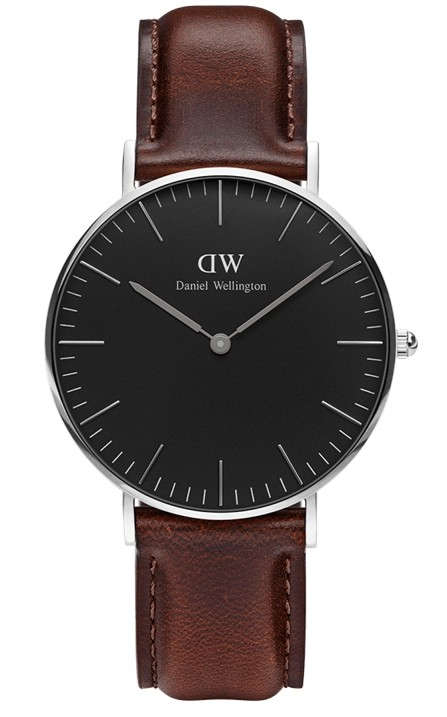 DANIEL WELLINGTON Classic Black Bristol 40mm-BRAND NEW IN BOX==ORIGINAL==
