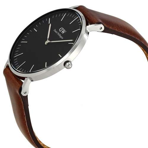 DANIEL WELLINGTON Classic Black Bristol 40mm-BRAND NEW IN BOX==ORIGINAL==