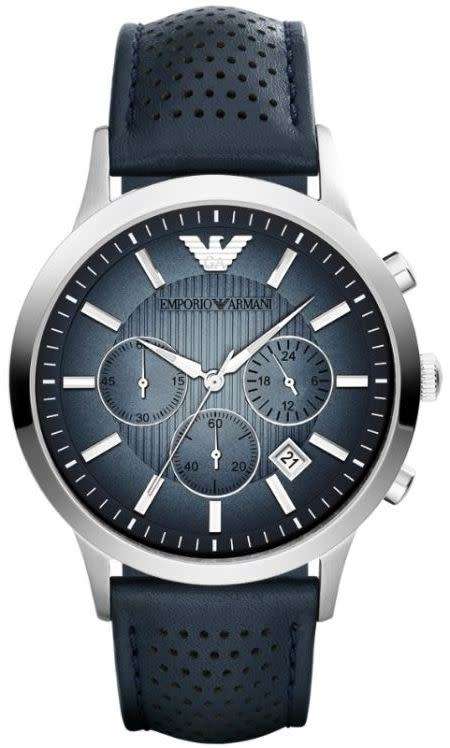 EMPORIO ARMANI RENATO CHRONO WATCH-EXQUISITE FORMAL STYLE!!++BRAND NEW IN BOX++WOW!!