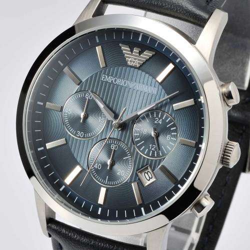 EMPORIO ARMANI RENATO CHRONO WATCH-EXQUISITE FORMAL STYLE!!++BRAND NEW IN BOX++WOW!!